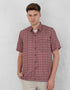 HADID SHIRT SHORT SLEEVE (MAROON)